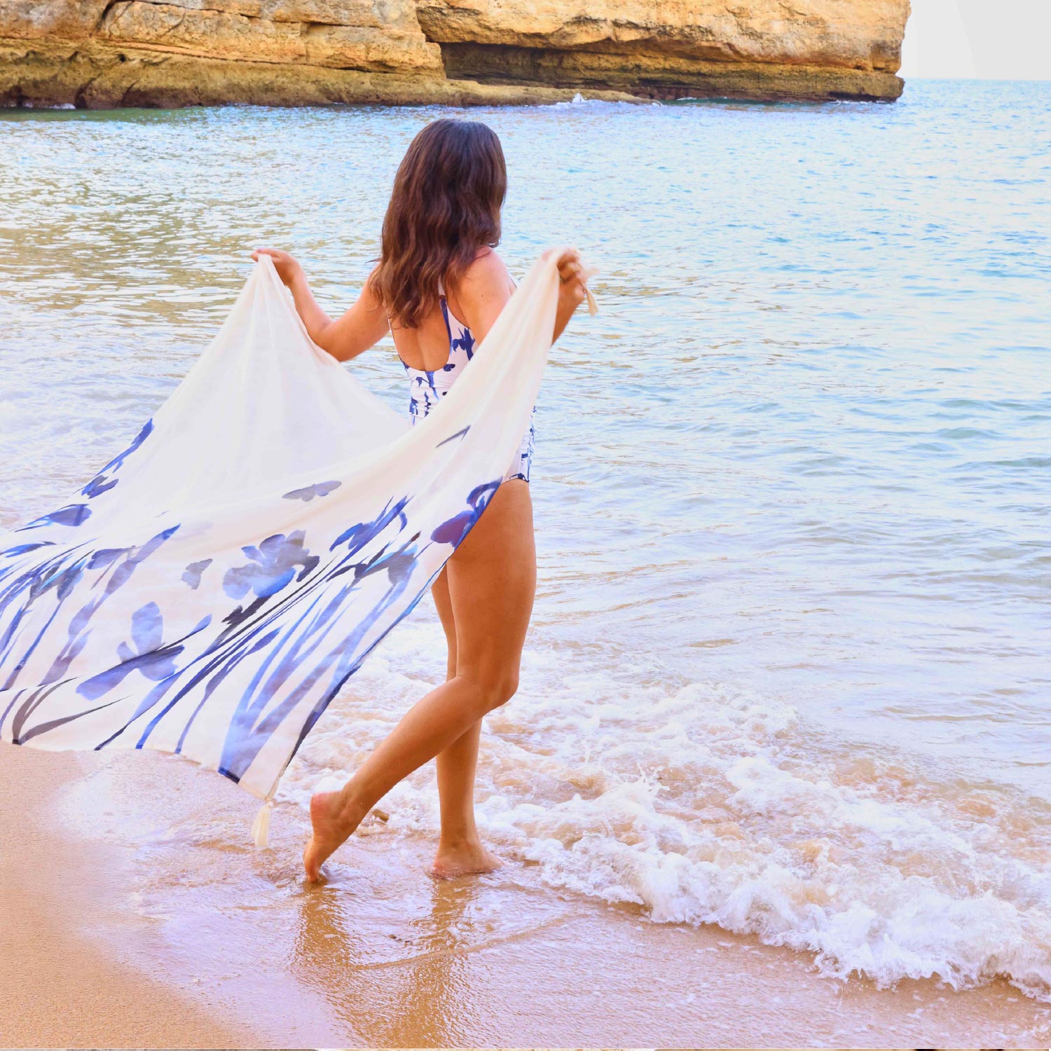 Chloe Mock Wrap Swimsuit Black – Seaspray Swimwear