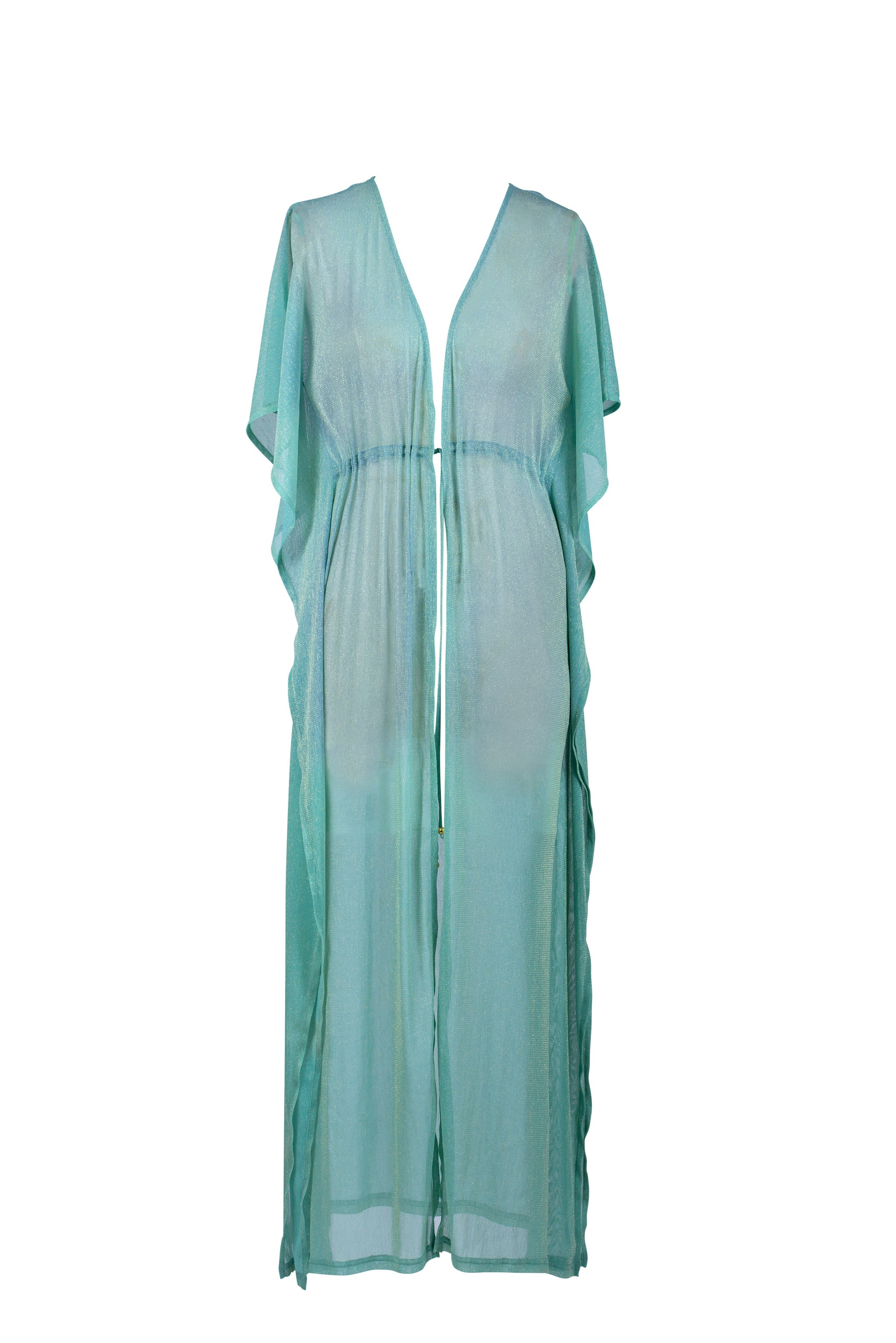 Serena Sparkle Mesh Maxi Kaftan – Seaspray Swimwear
