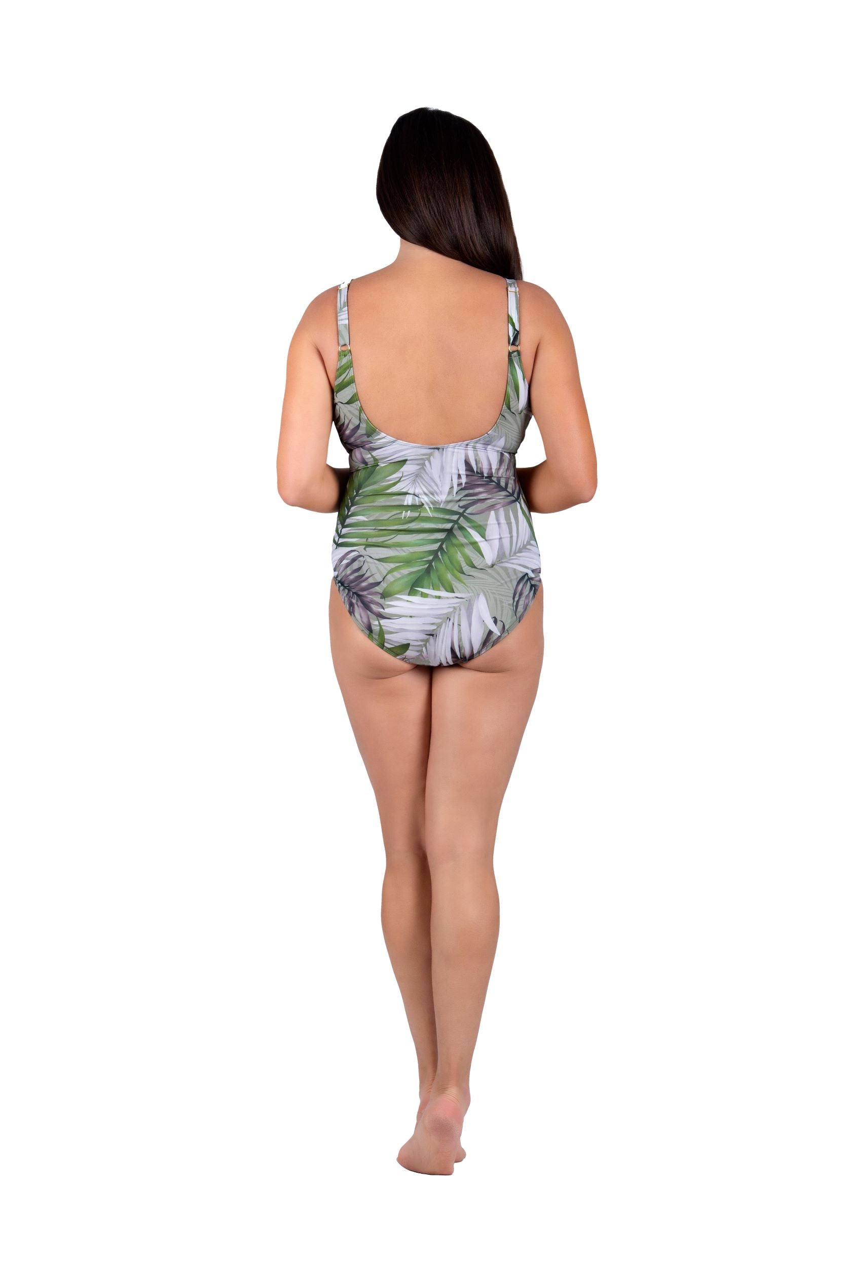 Hawaii Palm Classic Draped Strap Swimsuit – Seaspray Swimwear