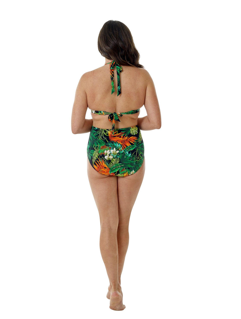 Bali Tropical Triangle Bikini Top Green - Seaspray Swimwear