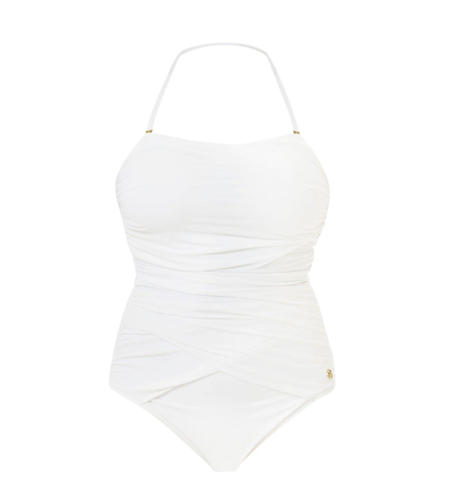 White Bandeau Strapless Bathing Suit for Women - The Angela by Sauipe