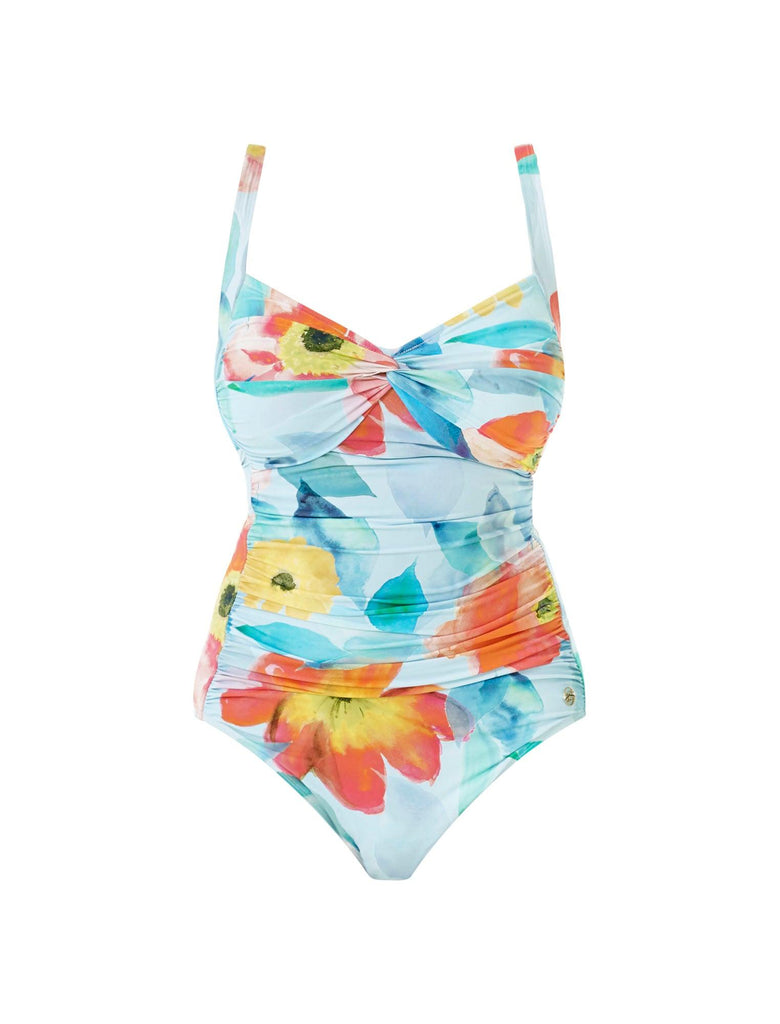 Poppy Twist Swimsuit Blue - Seaspray Swimwear