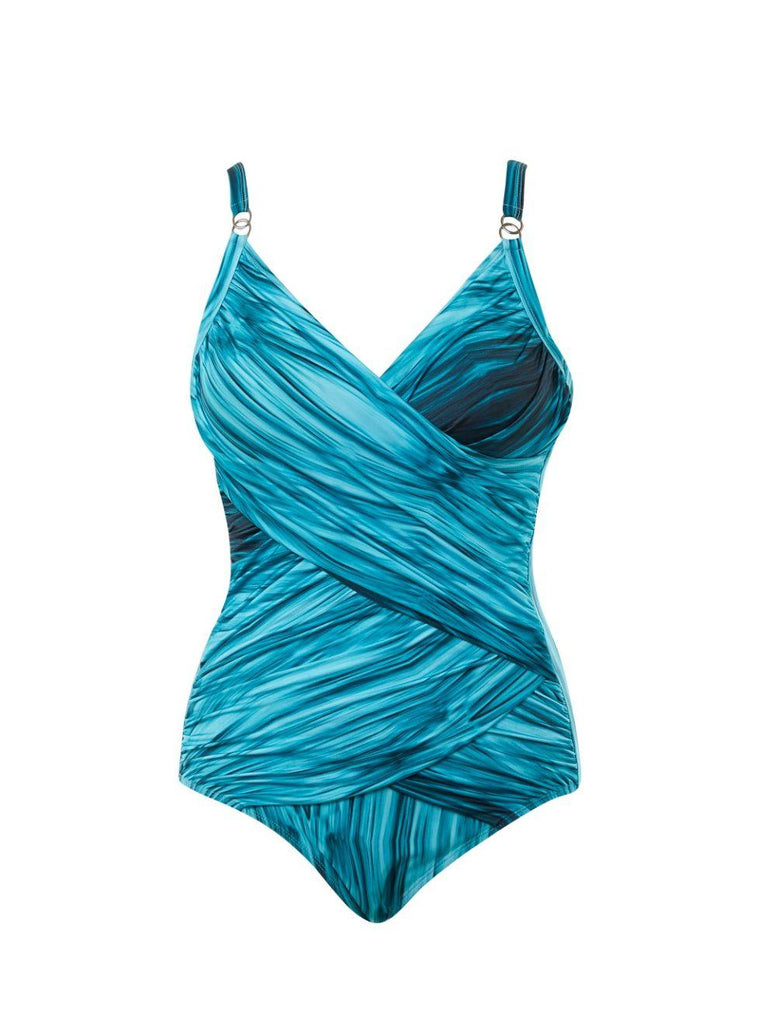 Rosa Ombre Double Drape Strap Swimsuit - Seaspray Swimwear